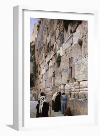 The Wailing Wall-Gustav Bauernfeind-Framed Giclee Print