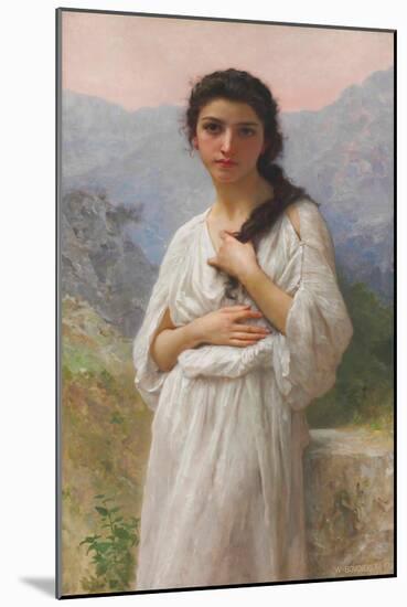 The Wait, 1901 (Oil on Canvas)-William-Adolphe Bouguereau-Mounted Giclee Print