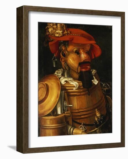 The Waiter: an Anthropomorphic Assembly of Objects Related to Winemaking-Giuseppe Arcimboldo-Framed Giclee Print