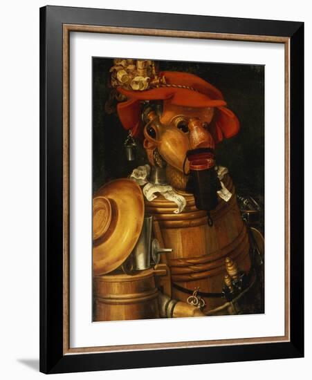 The Waiter: an Anthropomorphic Assembly of Objects Related to Winemaking-Giuseppe Arcimboldo-Framed Giclee Print