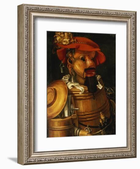 The Waiter: an Anthropomorphic Assembly of Objects Related to Winemaking-Giuseppe Arcimboldo-Framed Giclee Print