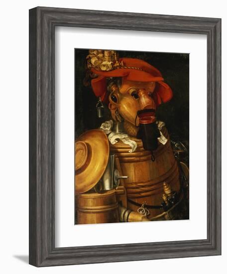 The Waiter: an Anthropomorphic Assembly of Objects Related to Winemaking-Giuseppe Arcimboldo-Framed Giclee Print