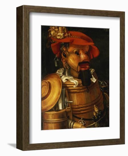 The Waiter: an Anthropomorphic Assembly of Objects Related to Winemaking-Giuseppe Arcimboldo-Framed Giclee Print