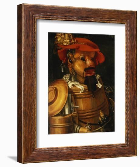 The Waiter: an Anthropomorphic Assembly of Objects Related to Winemaking-Giuseppe Arcimboldo-Framed Giclee Print