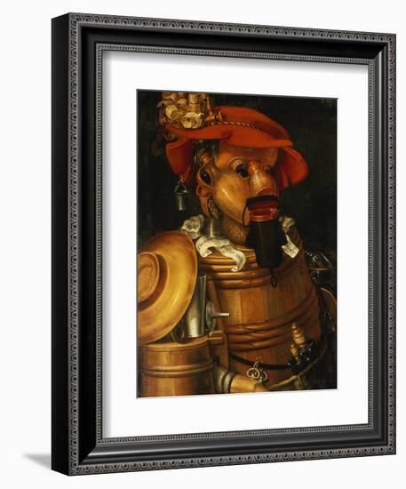 The Waiter: an Anthropomorphic Assembly of Objects Related to Winemaking-Giuseppe Arcimboldo-Framed Giclee Print