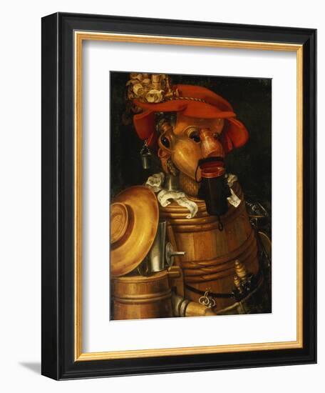 The Waiter: an Anthropomorphic Assembly of Objects Related to Winemaking-Giuseppe Arcimboldo-Framed Giclee Print