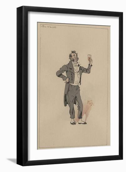 The Waiter, C.1920s-Joseph Clayton Clarke-Framed Giclee Print