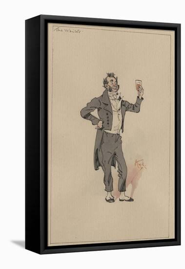 The Waiter, C.1920s-Joseph Clayton Clarke-Framed Premier Image Canvas