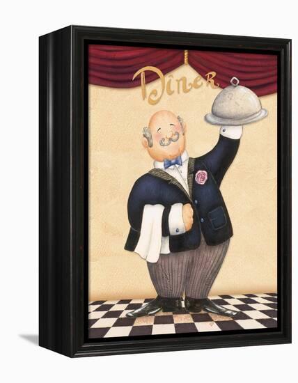 The Waiter-Diner-Daphne Brissonnet-Framed Stretched Canvas