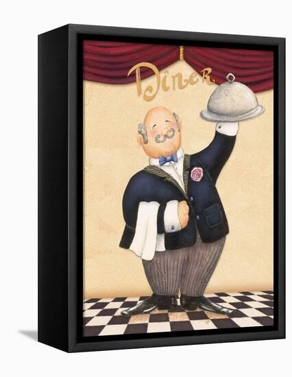 The Waiter-Diner-Daphne Brissonnet-Framed Stretched Canvas