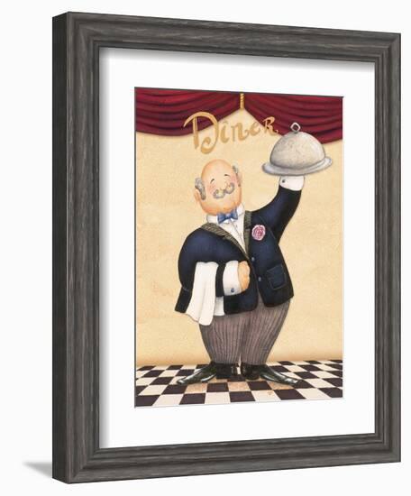 The Waiter-Diner-Daphne Brissonnet-Framed Art Print