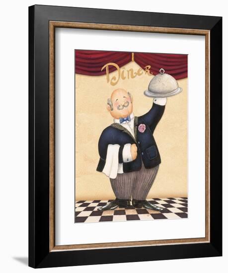 The Waiter-Diner-Daphne Brissonnet-Framed Art Print