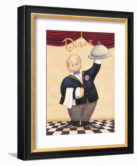 The Waiter-Diner-Daphne Brissonnet-Framed Art Print