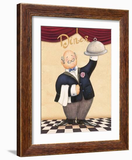 The Waiter-Diner-Daphne Brissonnet-Framed Art Print