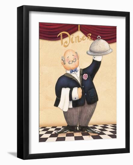 The Waiter-Diner-Daphne Brissonnet-Framed Art Print