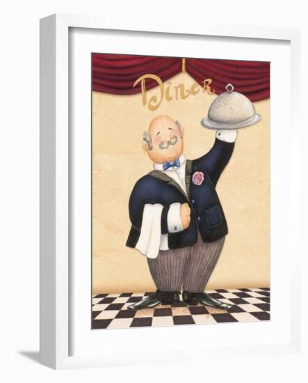 The Waiter-Diner-Daphne Brissonnet-Framed Art Print