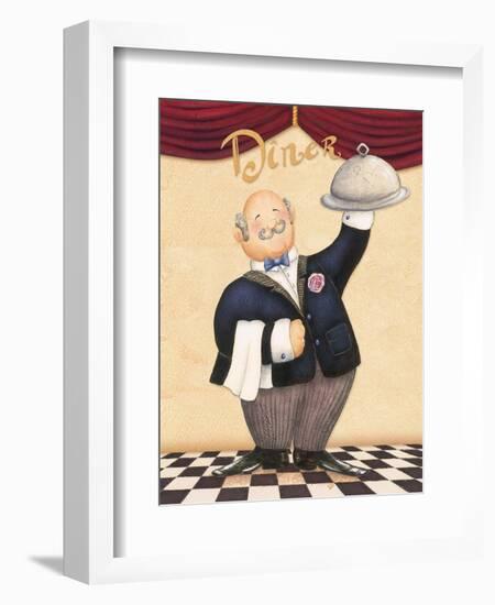 The Waiter-Diner-Daphne Brissonnet-Framed Premium Giclee Print