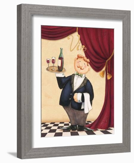 The Waiter-Vin-Daphne Brissonnet-Framed Art Print