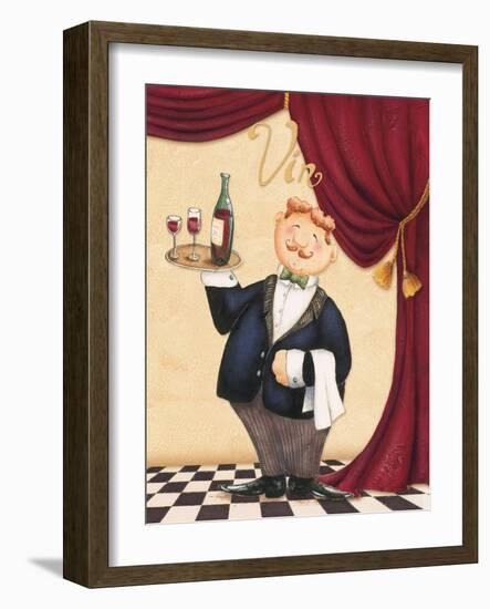 The Waiter-Vin-Daphne Brissonnet-Framed Art Print