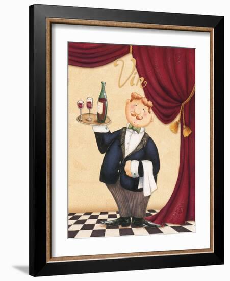 The Waiter-Vin-Daphne Brissonnet-Framed Art Print