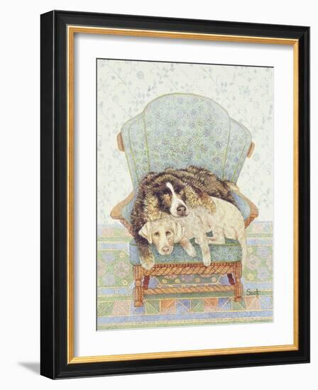 The Waiting Game-Pat Scott-Framed Giclee Print