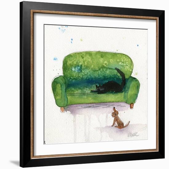 The Waiting Game-Wyanne-Framed Giclee Print