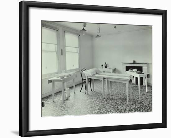 The Waiting Room, Norwood School Treatment Centre, London, 1911-null-Framed Photographic Print