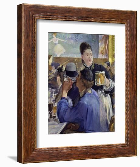 The Waitress, 1879-Edouard Manet-Framed Giclee Print