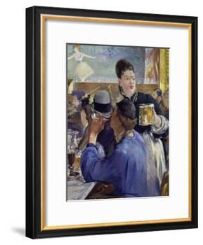 The Waitress, 1879-Edouard Manet-Framed Giclee Print