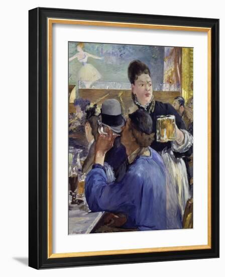 The Waitress, 1879-Edouard Manet-Framed Giclee Print