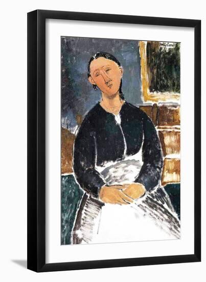 The Waitress, 1915-Amedeo Modigliani-Framed Giclee Print