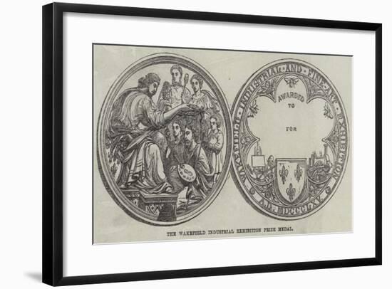 The Wakefield Industrial Exhibition Prize Medal-null-Framed Giclee Print
