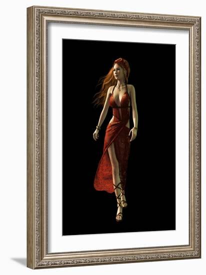 The Walk, 3D Cg-Atelier Sommerland-Framed Art Print