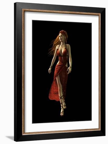 The Walk, 3D Cg-Atelier Sommerland-Framed Art Print