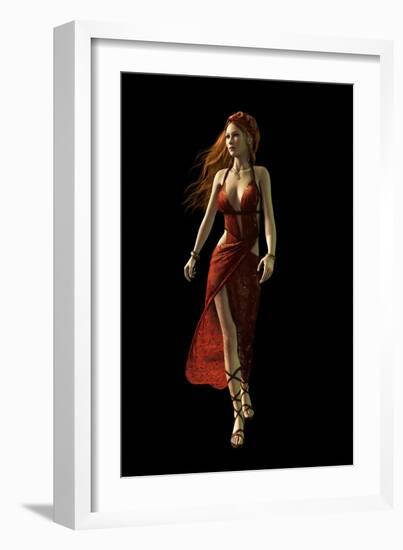 The Walk, 3D Cg-Atelier Sommerland-Framed Art Print