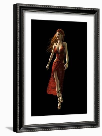 The Walk, 3D Cg-Atelier Sommerland-Framed Art Print