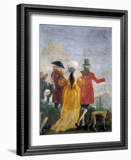The Walk, c.1791-Giandomenico Tiepolo-Framed Giclee Print