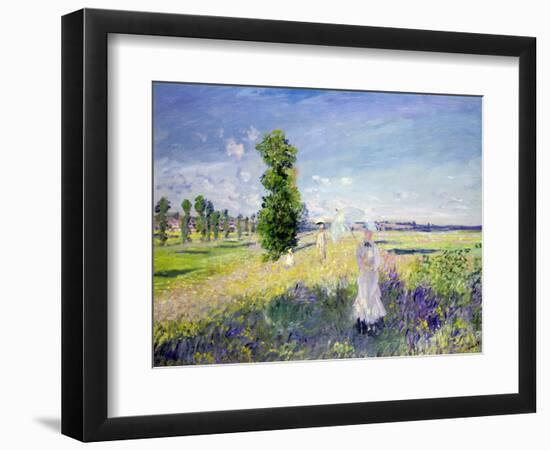 The Walk, circa 1872-75-Claude Monet-Framed Giclee Print