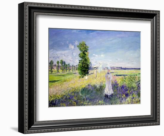 The Walk, circa 1872-75-Claude Monet-Framed Giclee Print