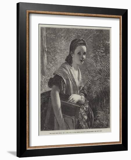 The Walk from School-James Sant-Framed Giclee Print