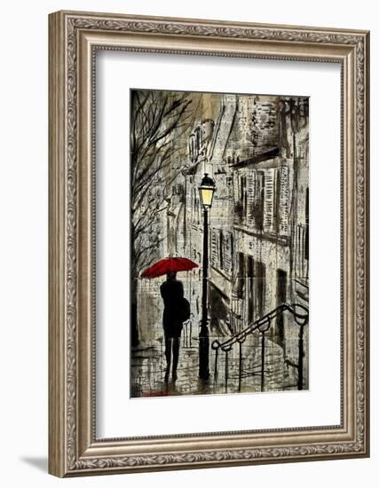 The Walk Home-Loui Jover-Framed Art Print