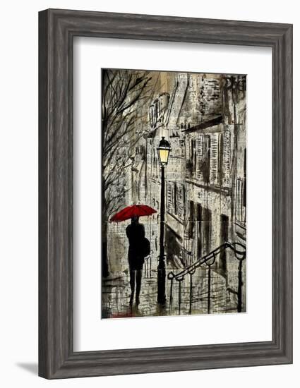 The Walk Home-Loui Jover-Framed Art Print