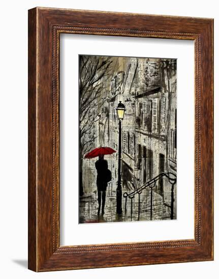 The Walk Home-Loui Jover-Framed Art Print