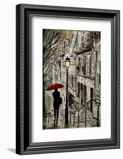 The Walk Home-Loui Jover-Framed Art Print