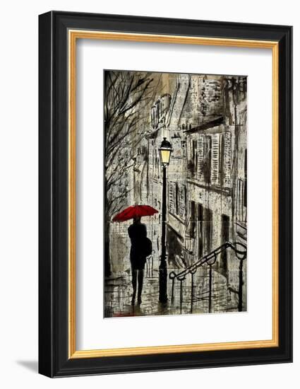 The Walk Home-Loui Jover-Framed Art Print