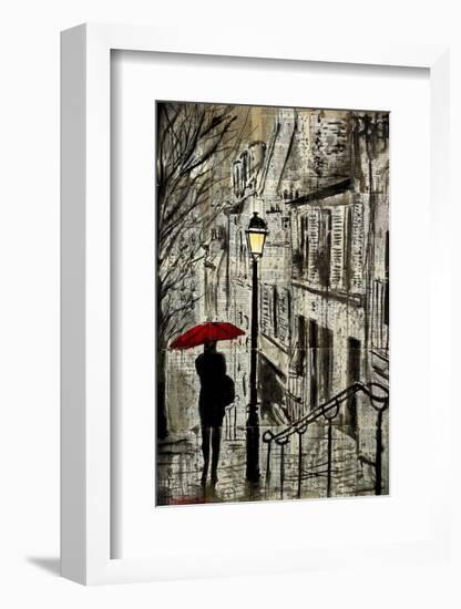 The Walk Home-Loui Jover-Framed Art Print