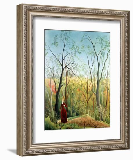 The Walk in the Forest, 1886-90-Henri Rousseau-Framed Giclee Print