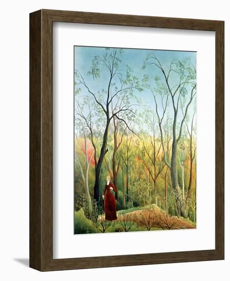 The Walk in the Forest, 1886-90-Henri Rousseau-Framed Giclee Print