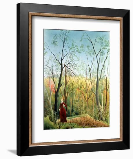 The Walk in the Forest, 1886-90-Henri Rousseau-Framed Giclee Print