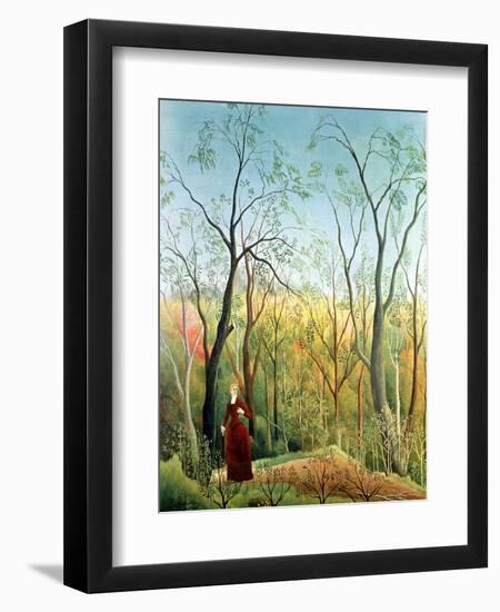 The Walk in the Forest, 1886-90-Henri Rousseau-Framed Giclee Print